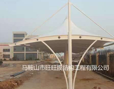 祝贺芜湖市开发区帽顶车棚竣工