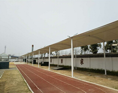 祝贺阜阳看守所武警训练大棚顺利完工