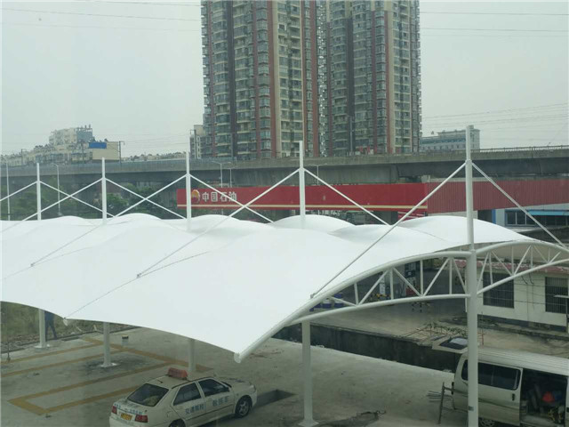 祝贺繁昌交通驾校膜结雨棚完工